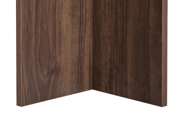 Sablin - Mesa de Comedor Venezia Walnut, 180x90x75 cm, Melamina Nogal, Moderna Escandinava, Capacidad de Carga 70 kg